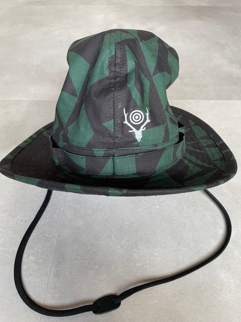 south2west8 ジャングルハット幾何学模様 未使用品