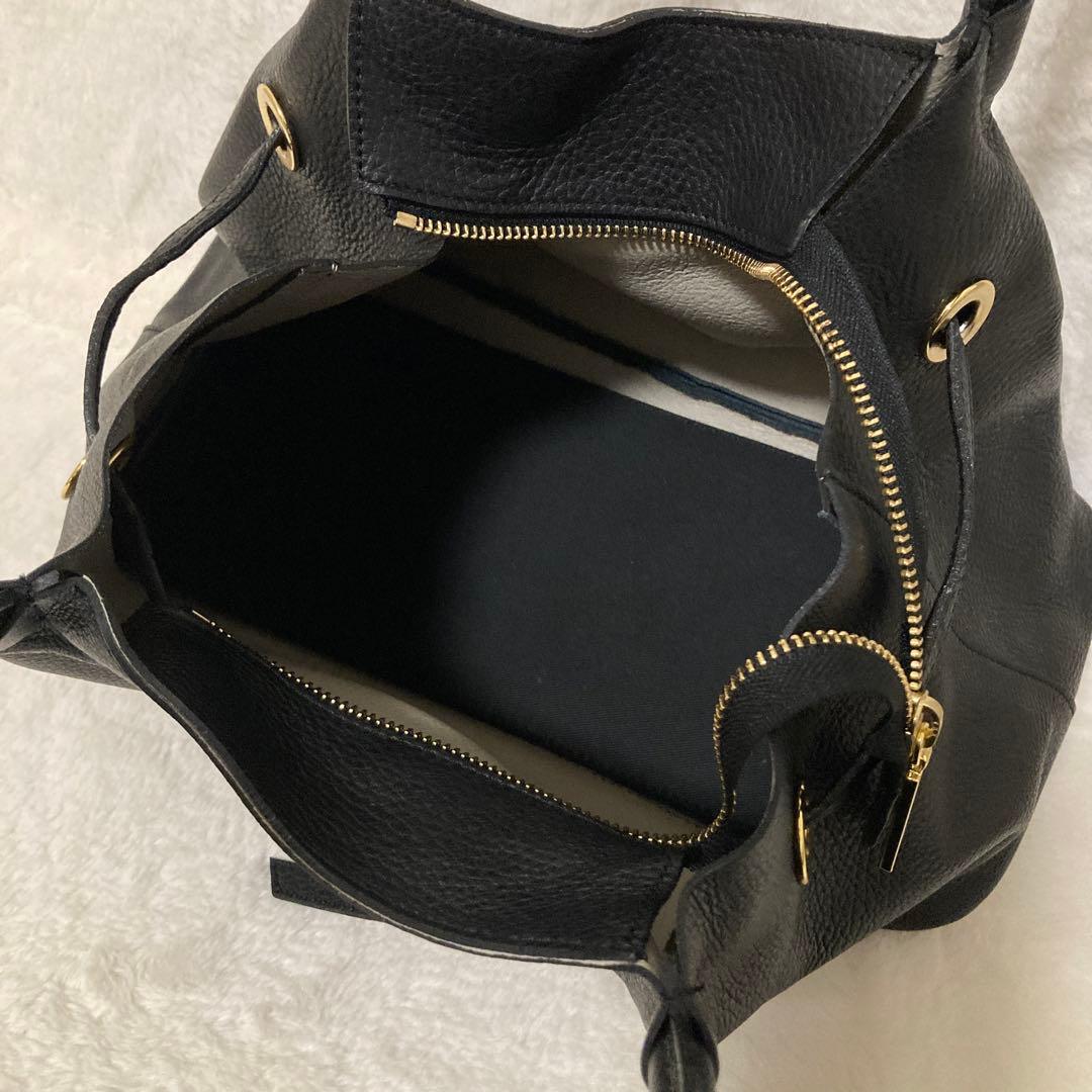 極美品 VIOLAd'ORO ヴィオラドーロ TRERO トートバッグ レザー