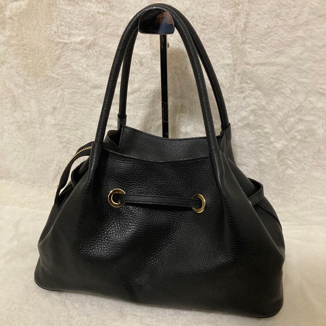 極美品 VIOLAd'ORO ヴィオラドーロ TRERO トートバッグ レザー