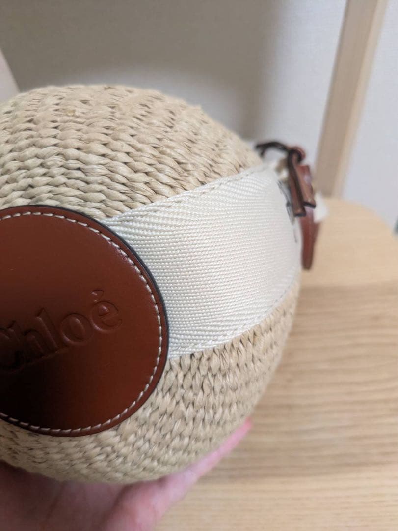 Chloé Woody かごバッグ　スモールバスケット