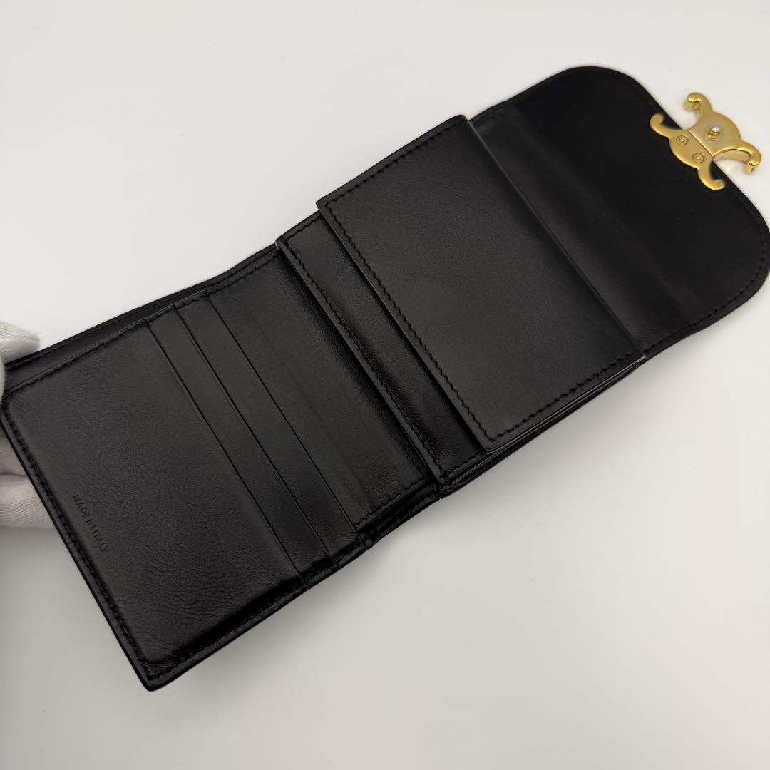 CELINE セリーヌ 財布 スモール フラップウォレット トリオンフ