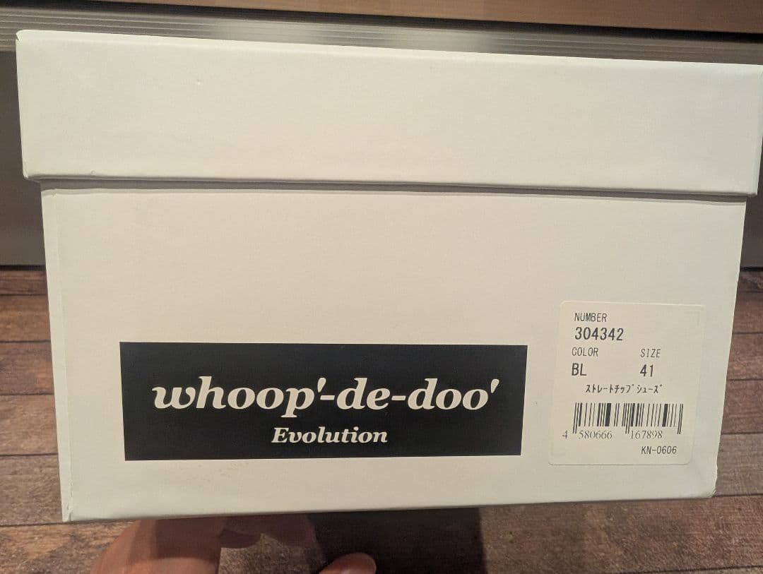 \"新品未使用\" whoop-de-doo ストレートチップ 25.5〜26cm