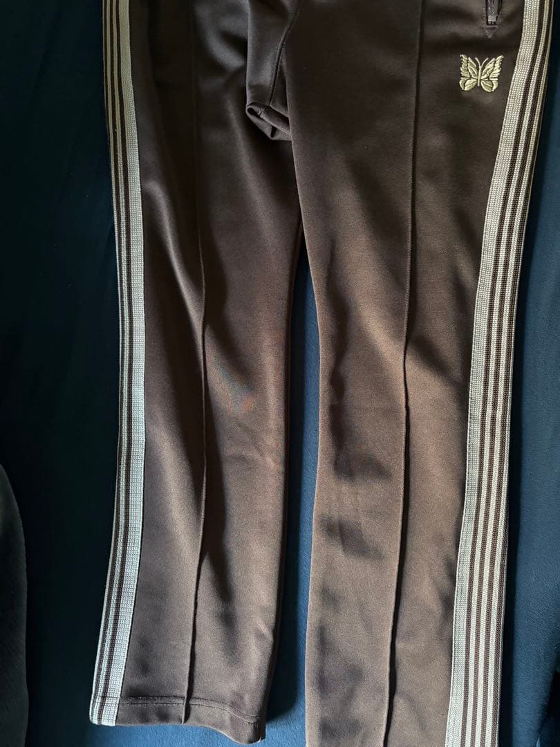 Needles トラックパンツ　ブラウン　ナロー　 サイズS