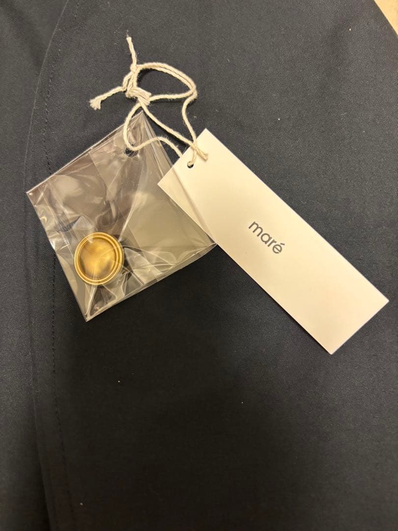 mare Traditional Aline Coat ネイビー