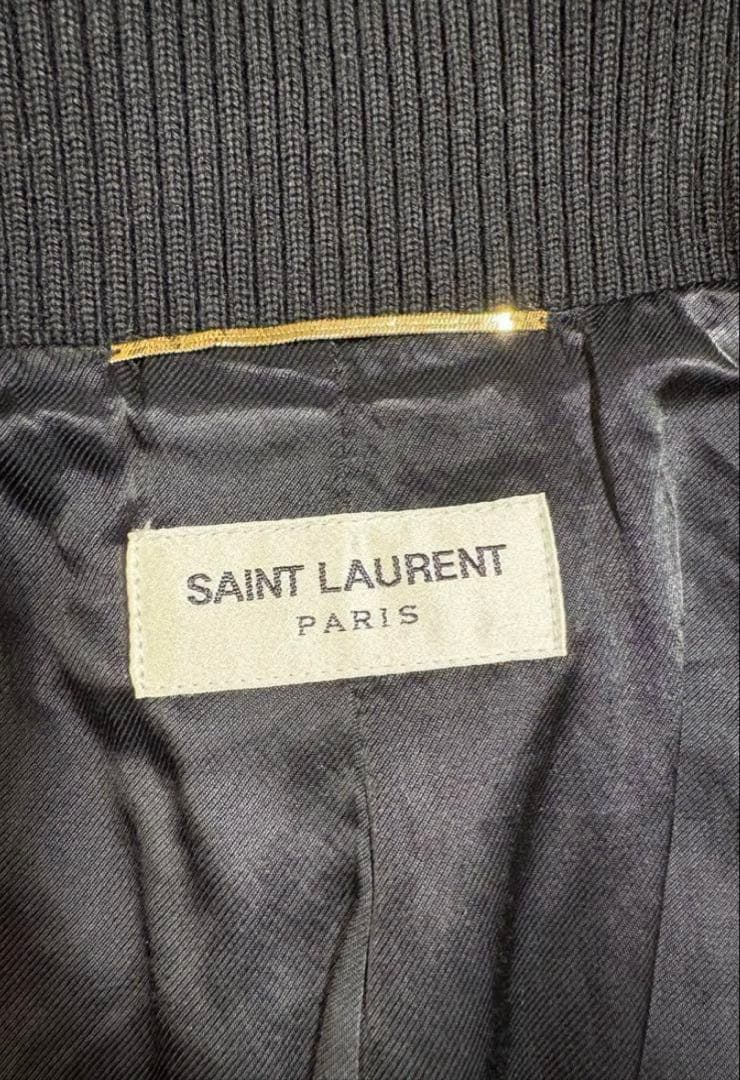 サンローラン　テディジャケット　ピンク