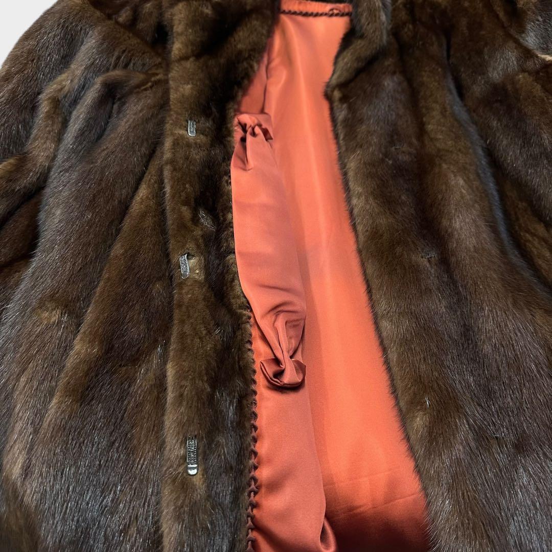 サガミンク　銀タグ　コート　ファーコート