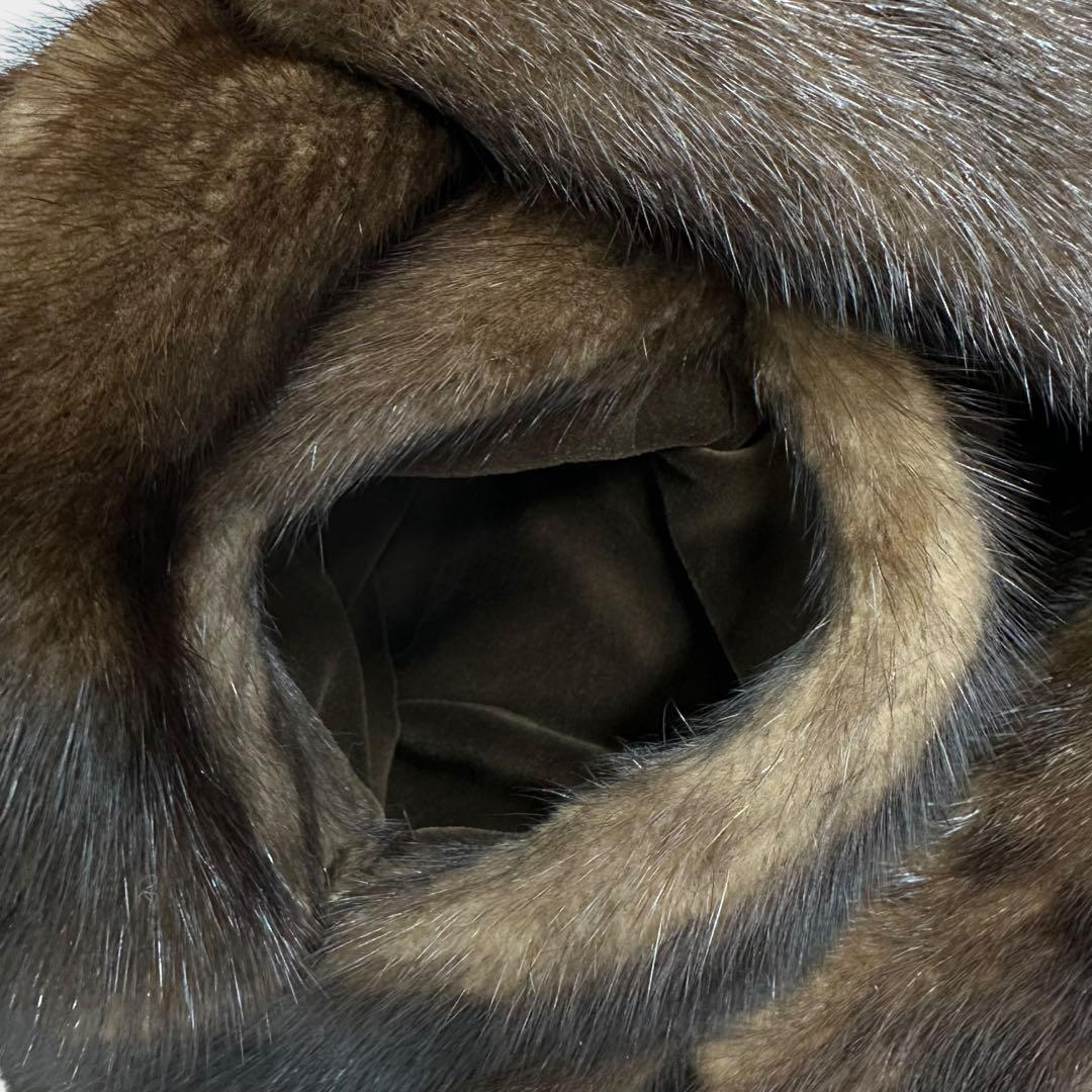 サガミンク　銀タグ　コート　ファーコート