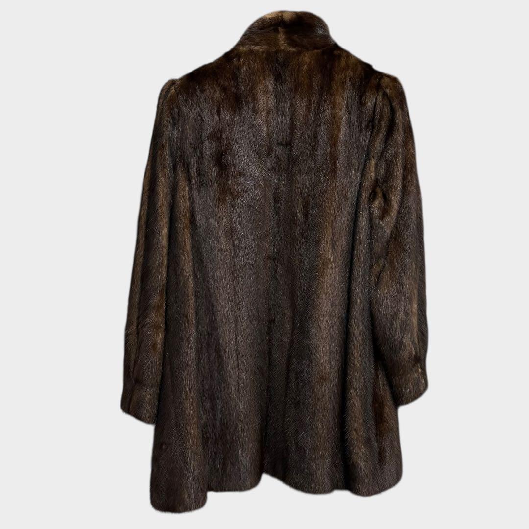 サガミンク　銀タグ　コート　ファーコート