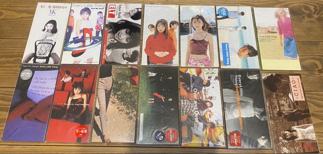 ELTシングル1st〜12th(外袋付)+激レア非売品(外袋付)+持田かおりソロ