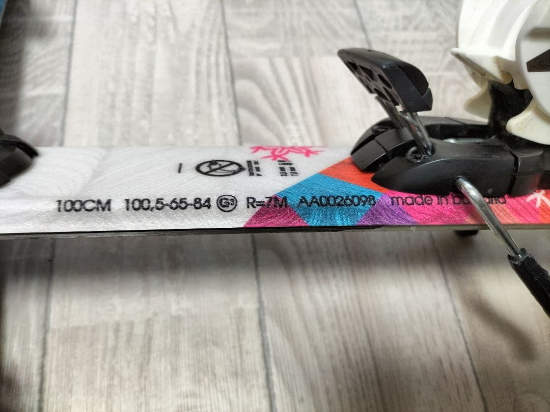 ATOMIC ジュニアスキー 100cm 可愛い柄送料込み！