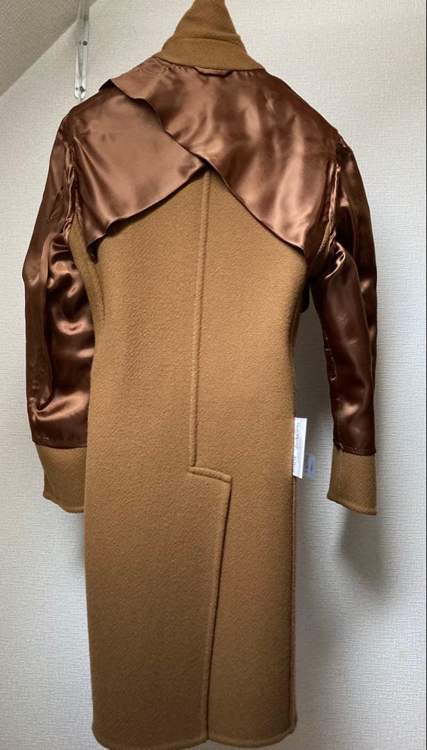 Belvest ポロコート　キャメルカラー