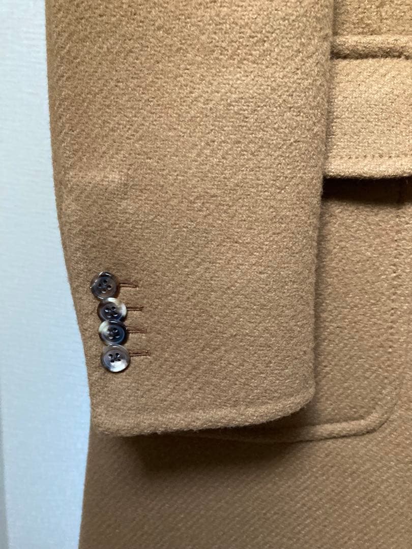 Belvest ポロコート　キャメルカラー