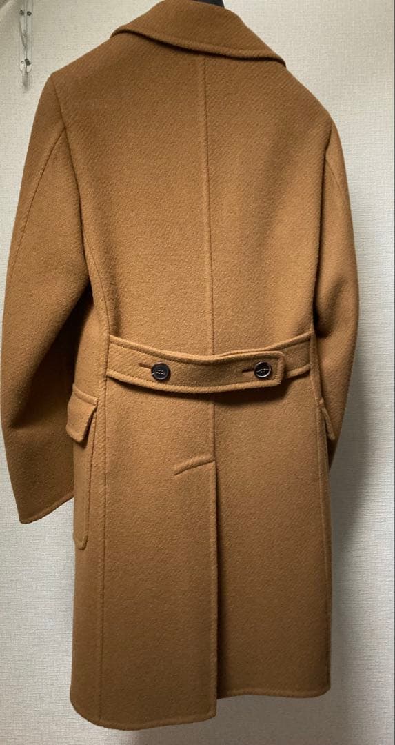 Belvest ポロコート　キャメルカラー