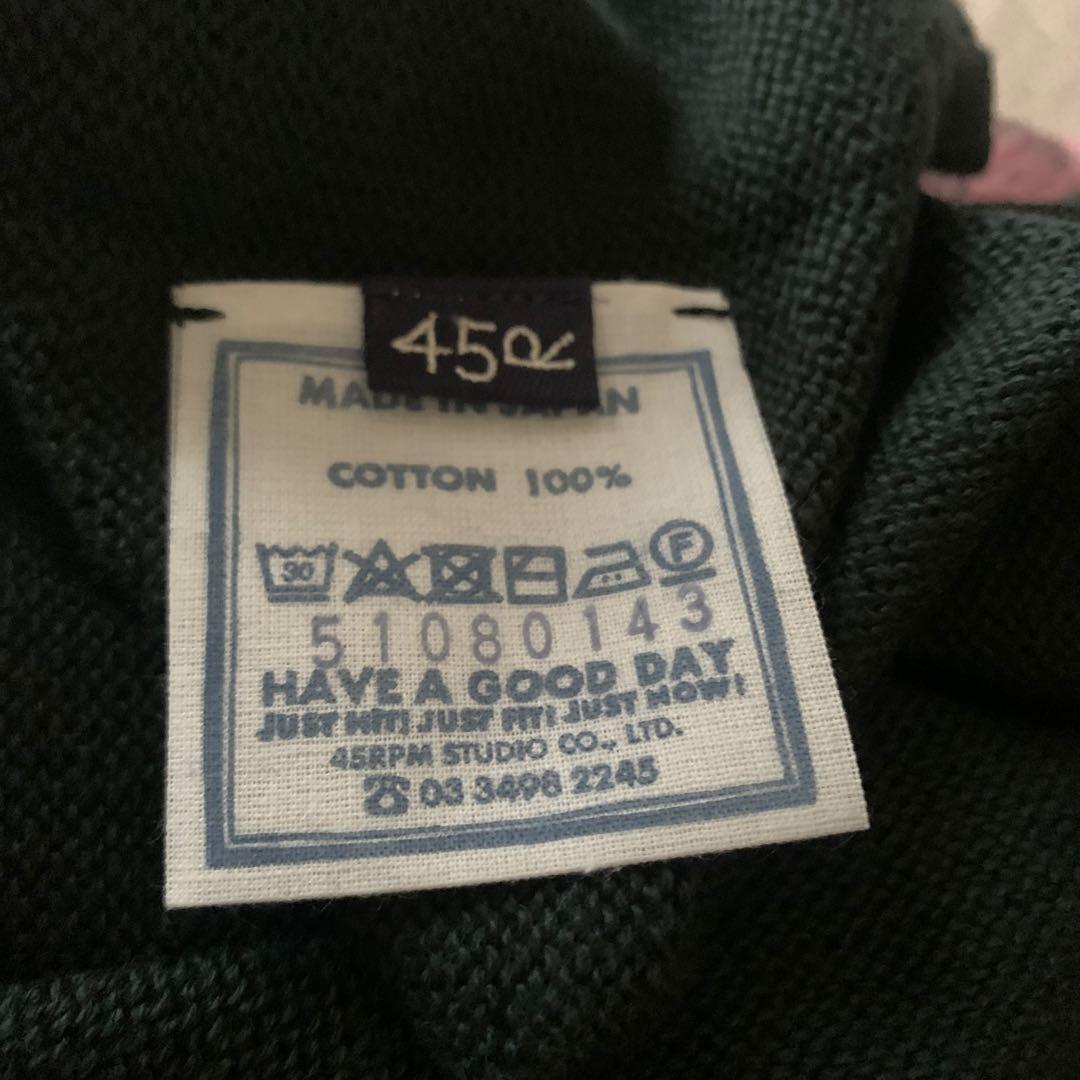 新品未使用　４５R 新作　ハイネック　チュニック　ニット