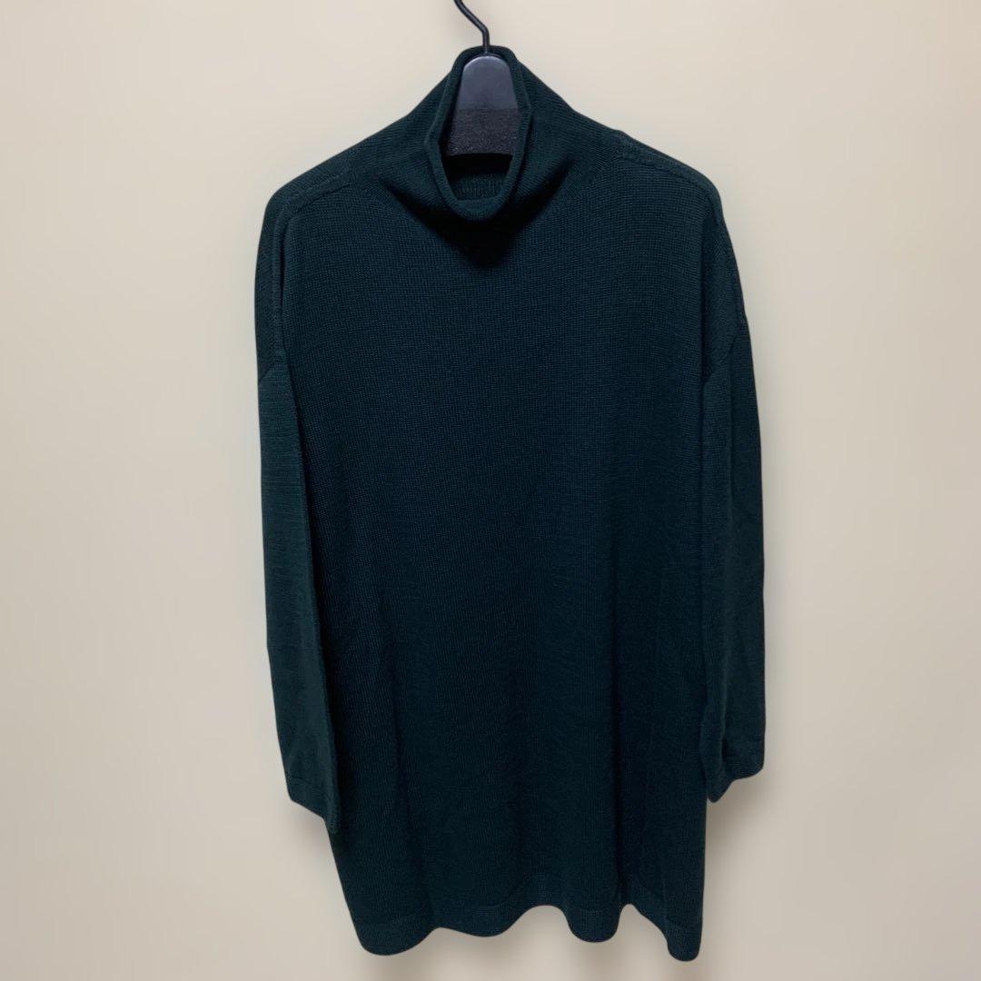新品未使用　４５R 新作　ハイネック　チュニック　ニット