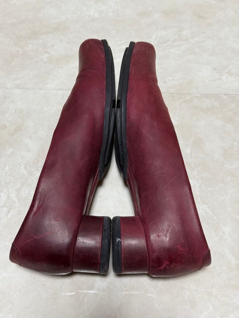 ISSEY MIYAKE　ワインレッド　レザー シューズ
