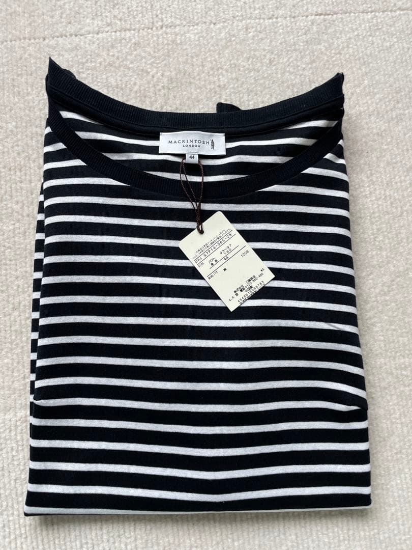 新品 MACKINTOSH LONDON 半袖カットソー コットン ボーダー柄