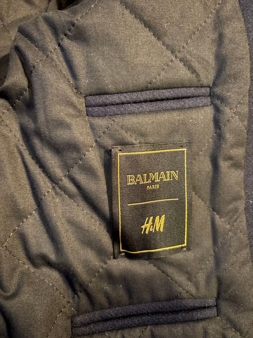  ×バルマン ピーコート　サイズ44