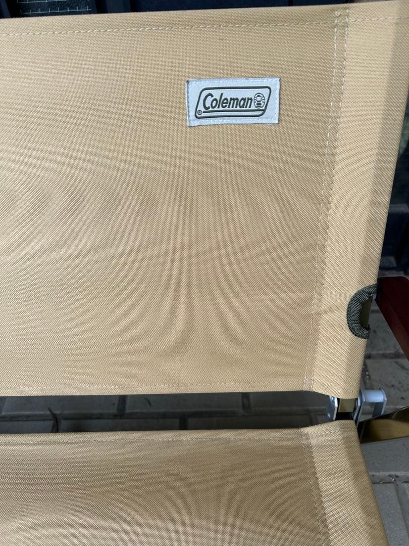 コールマン　防災素材 ファイヤープレイス フォールディング チェアサンド