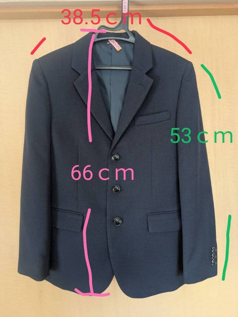 卒業式waltz by BEAMS DESIGN ネイビー スーツ150　男子