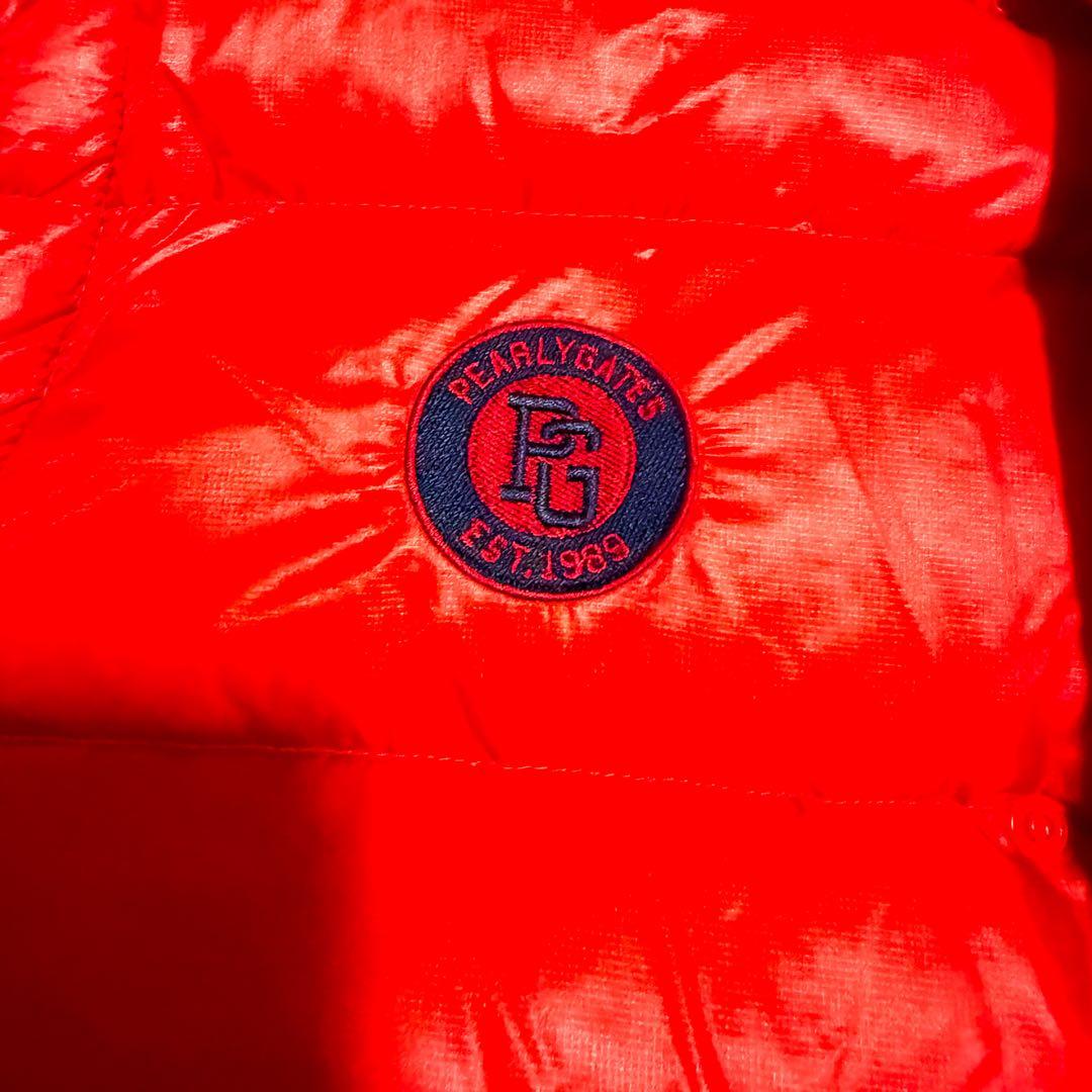 美品 パーリーゲイツ ダウンジャケット 4way 袖ロゴ ゴルフウェア 4