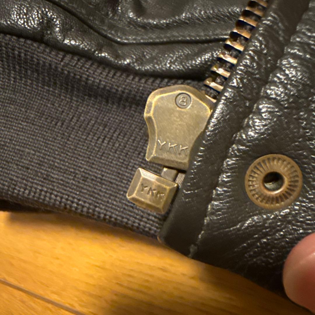 L.L.Bean ゴートスキン 中綿 A-2 フライトジャケット 茶色