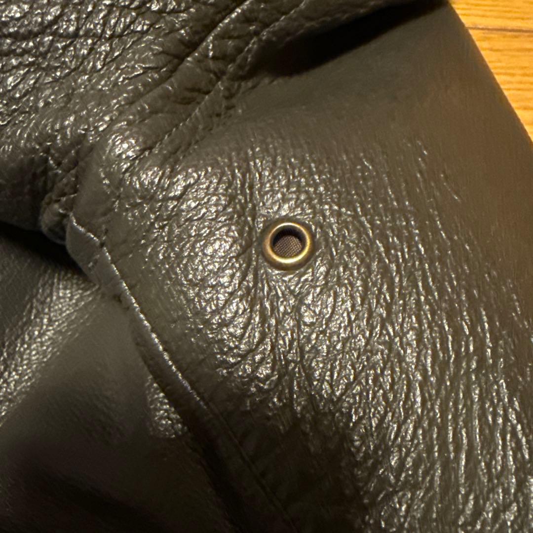 L.L.Bean ゴートスキン 中綿 A-2 フライトジャケット 茶色