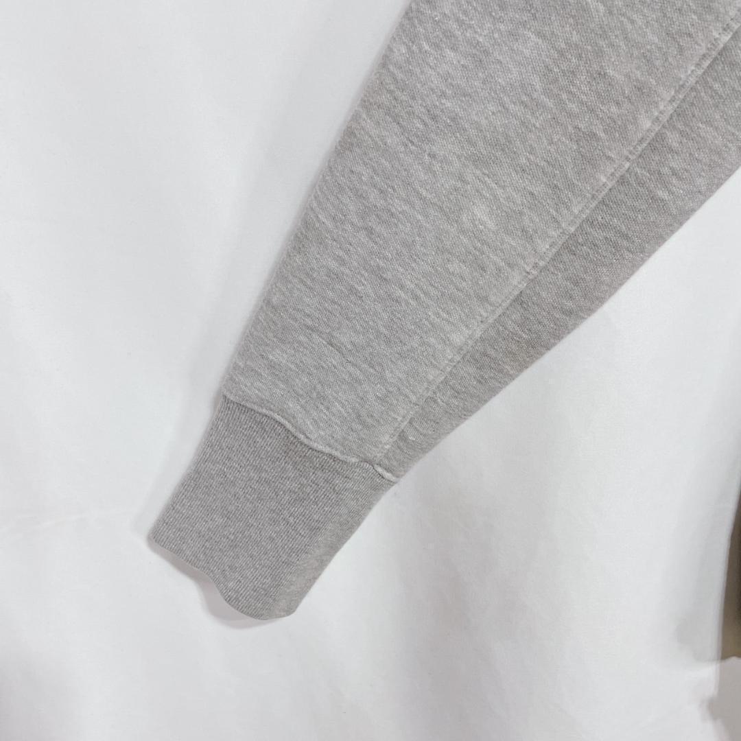 sacai サカイ スポンジスウェット パーカー フード付き フルジップ グレー