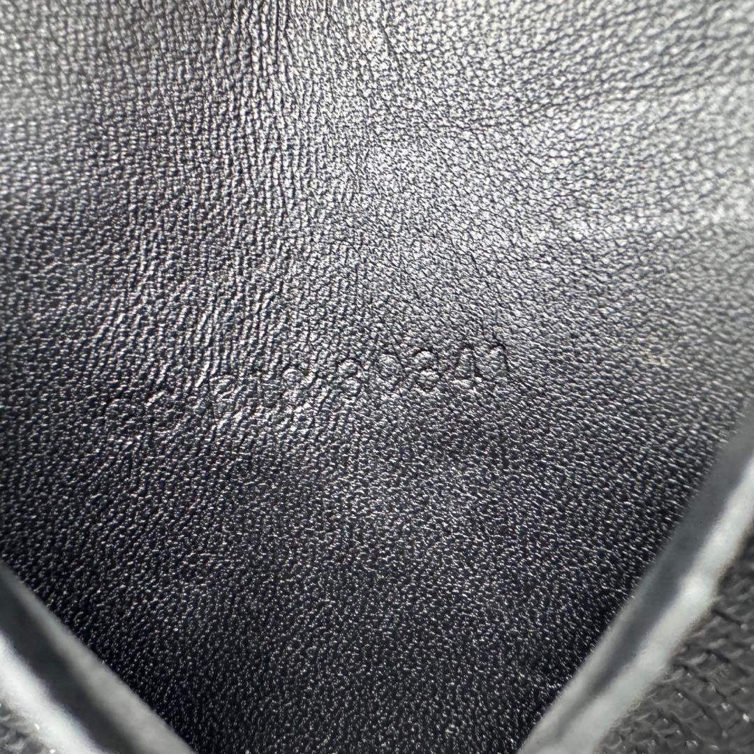 美品✨ブルガリ　6連　キーケース　ロゴクリップ　　レザー　ブラック