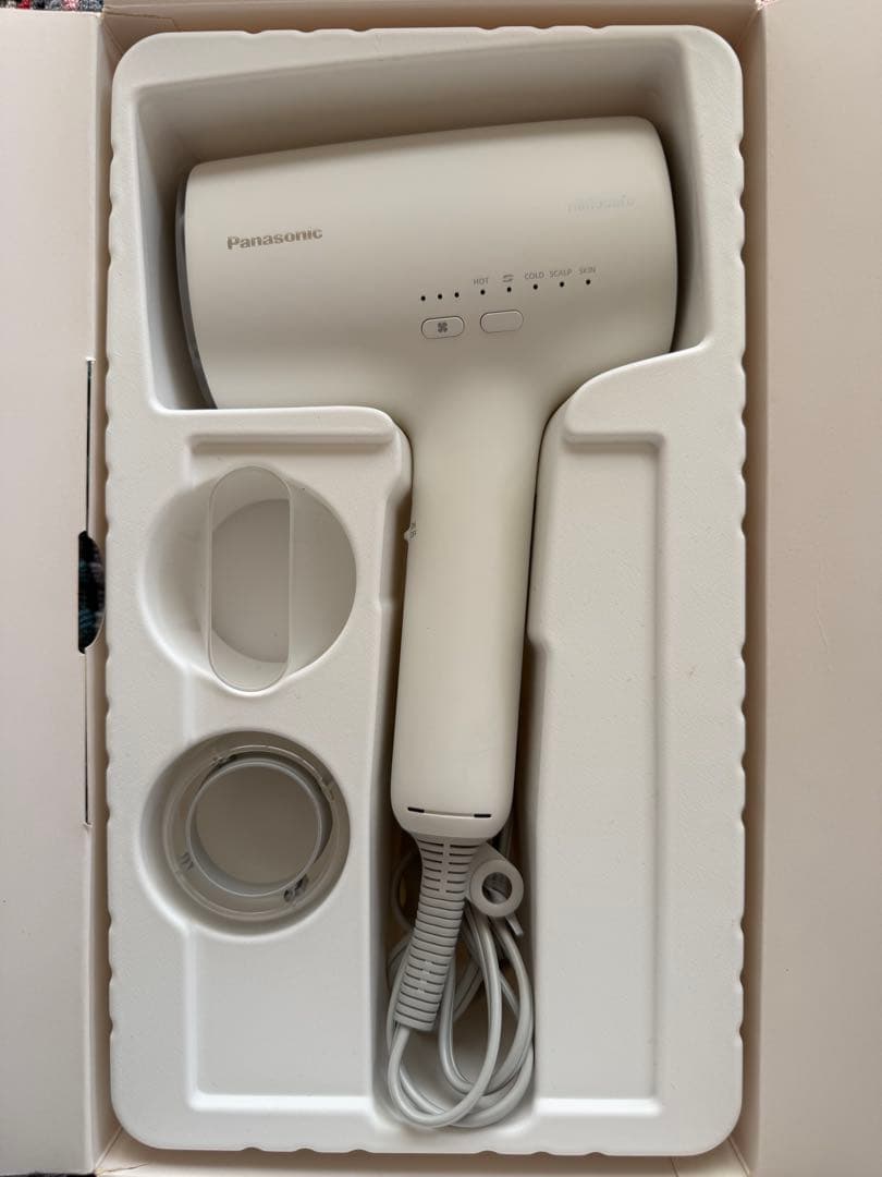 24年製 Panasonic EH-NA0J ナノケア ヘアドライヤー ホワイト