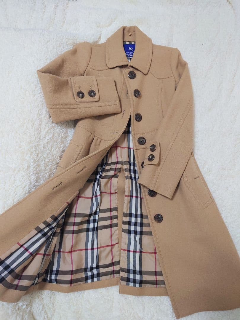 BURBERRY BLUE LABEL／ロングコート ベージュ