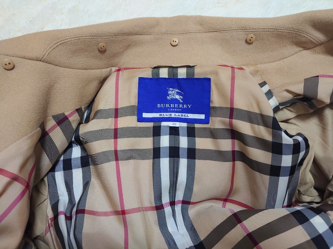 BURBERRY BLUE LABEL／ロングコート ベージュ