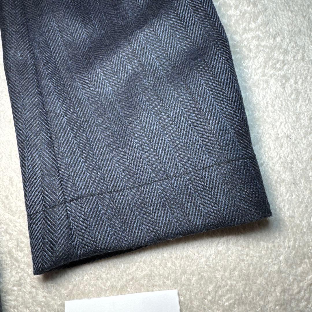 08 極美品　鎌倉シャツ　テーラードジャケット　ネイビー　XL