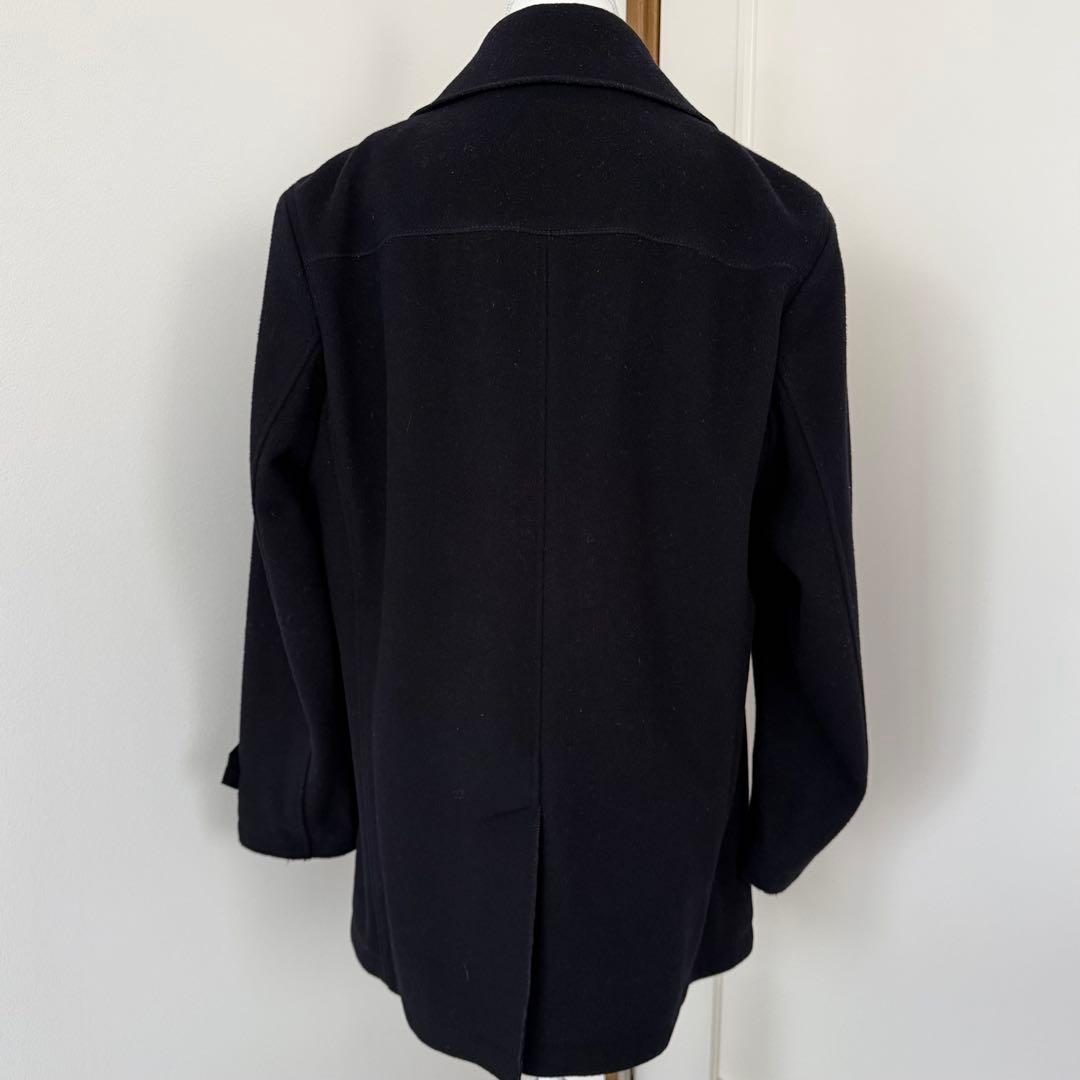 【美品】PRADA SPORTプラダ ウール ピーコート ブラックArchive