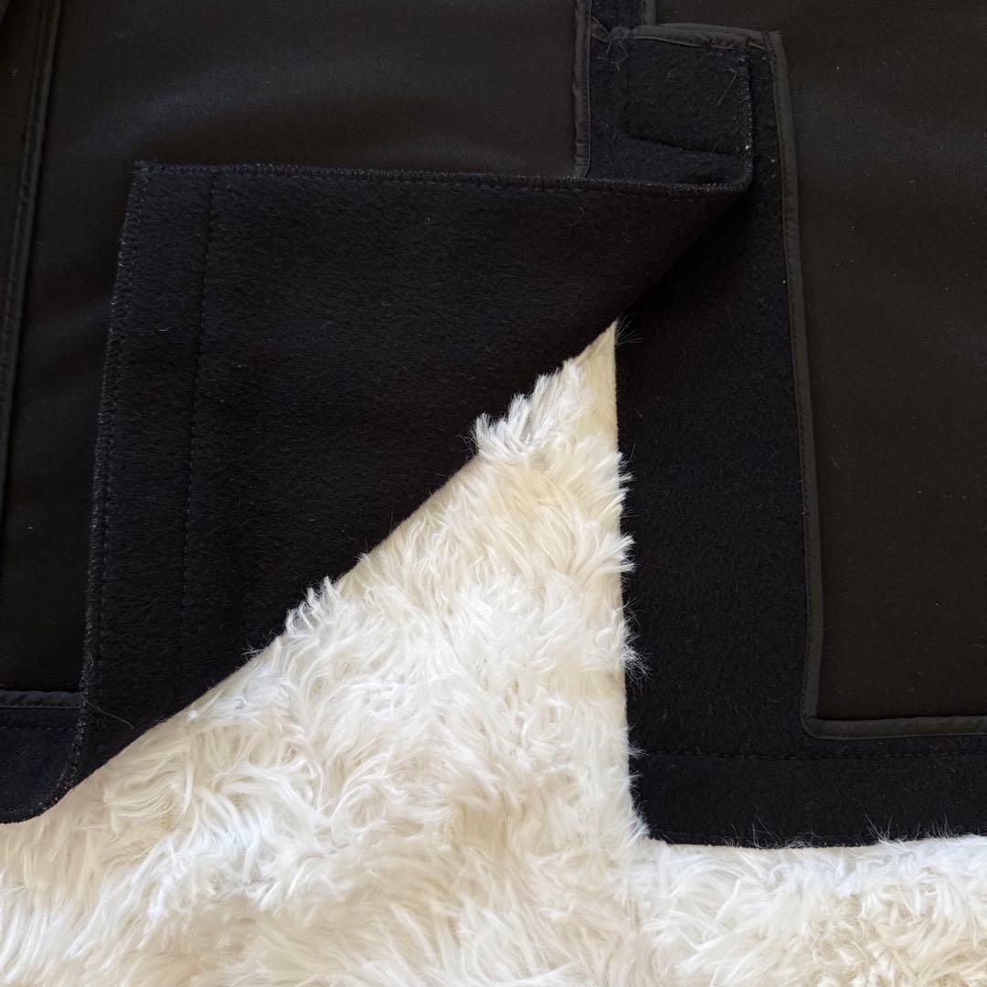 【美品】PRADA SPORTプラダ ウール ピーコート ブラックArchive