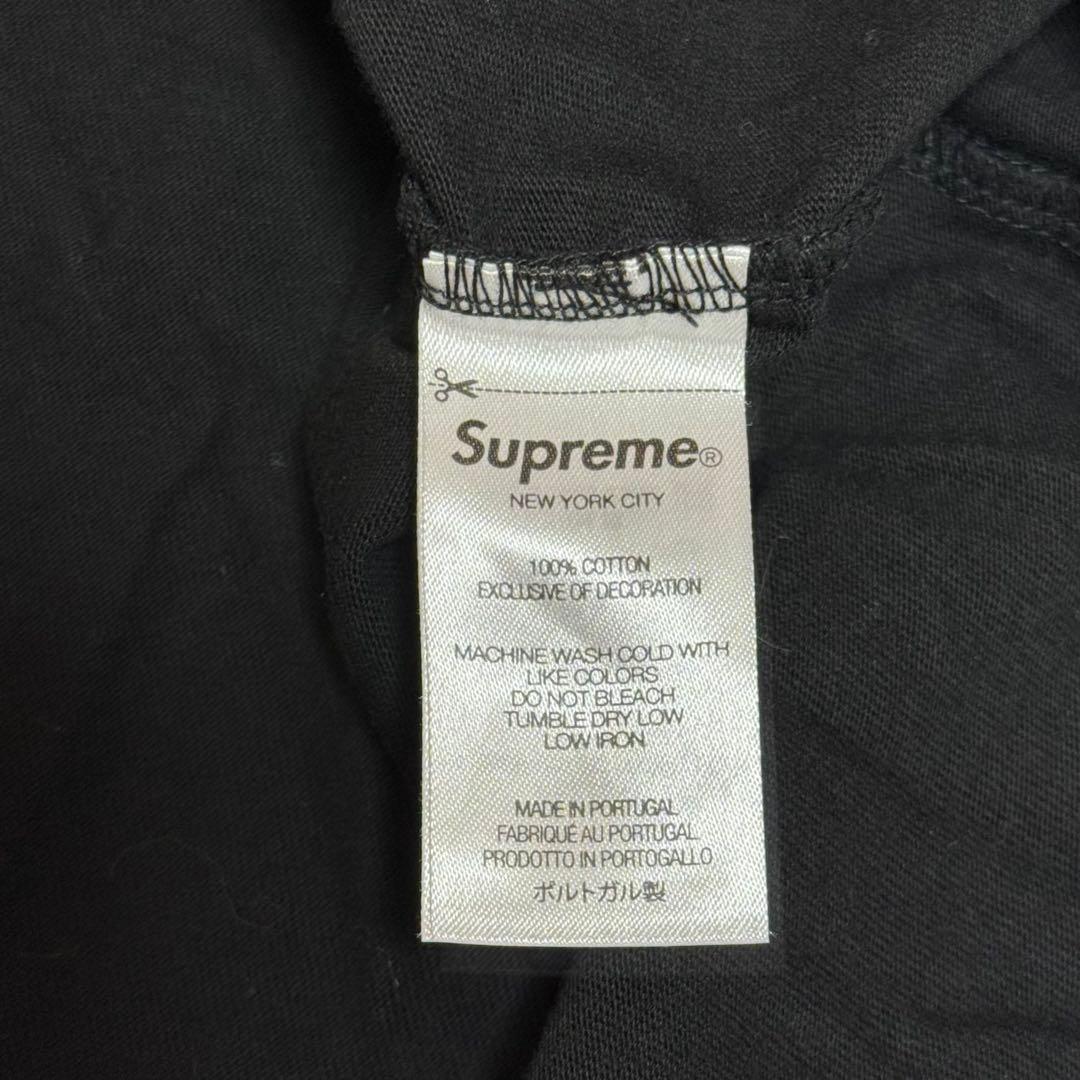 【美品】supreme シュプリーム ロンT ブラック スモールボックスsサイズ