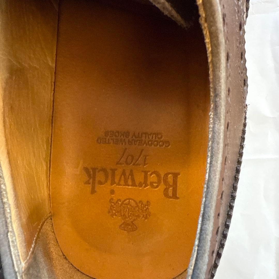 Beltwick 701 ダークブラウン ウィングチップ