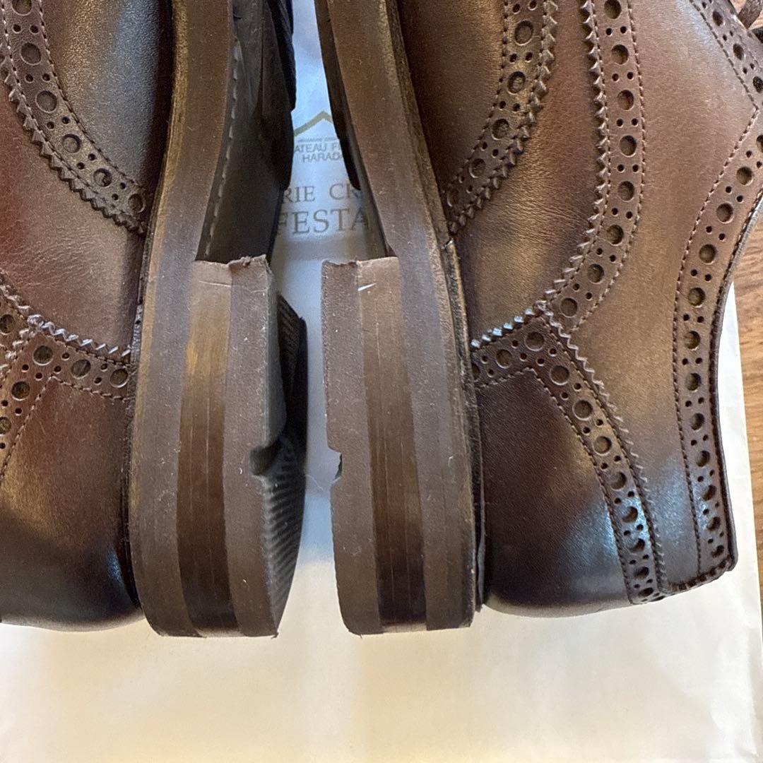 Beltwick 701 ダークブラウン ウィングチップ