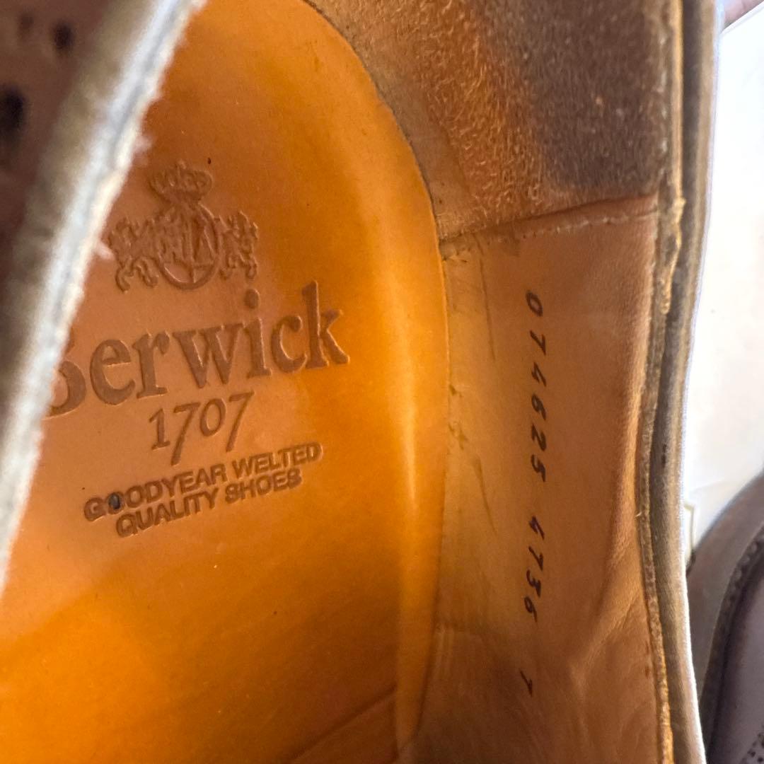 Beltwick 701 ダークブラウン ウィングチップ