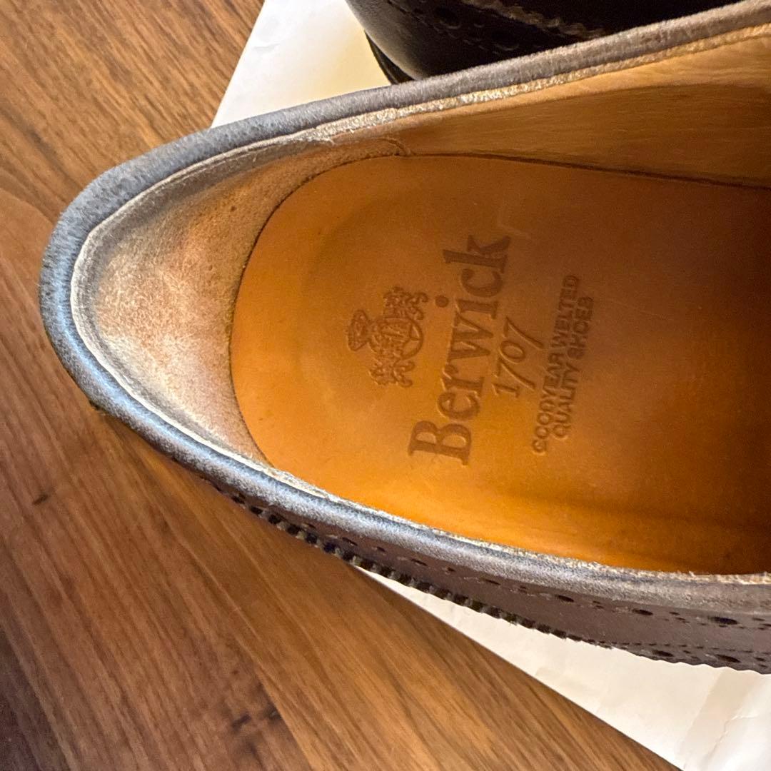 Beltwick 701 ダークブラウン ウィングチップ