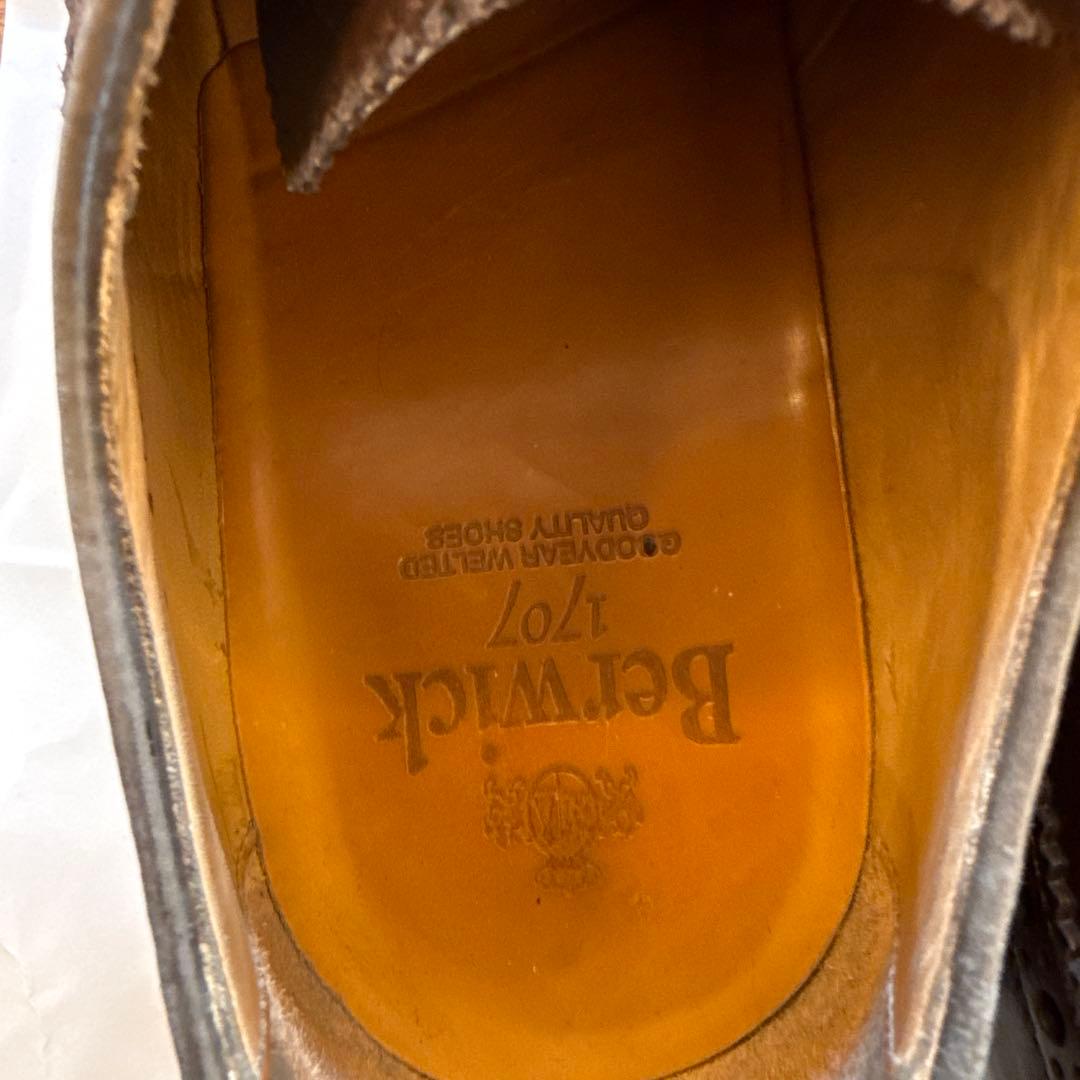 Beltwick 701 ダークブラウン ウィングチップ