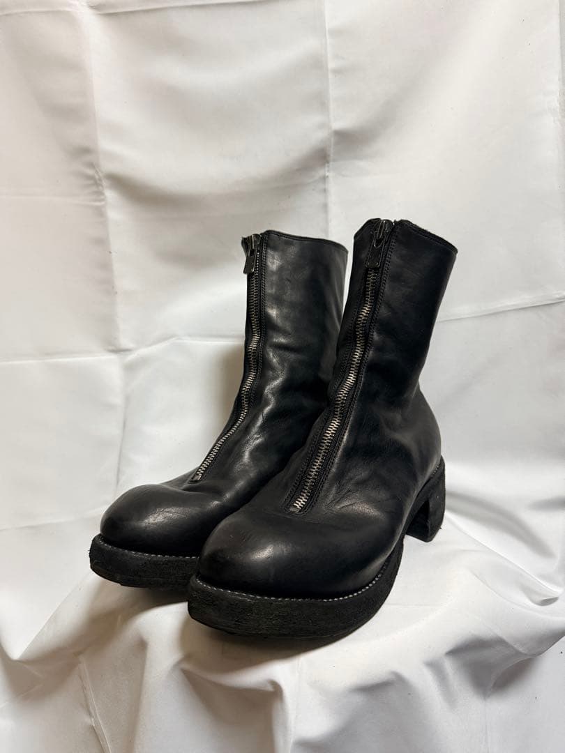 GUIDI グイディ PL2 フロントジップブーツ ホースレザー