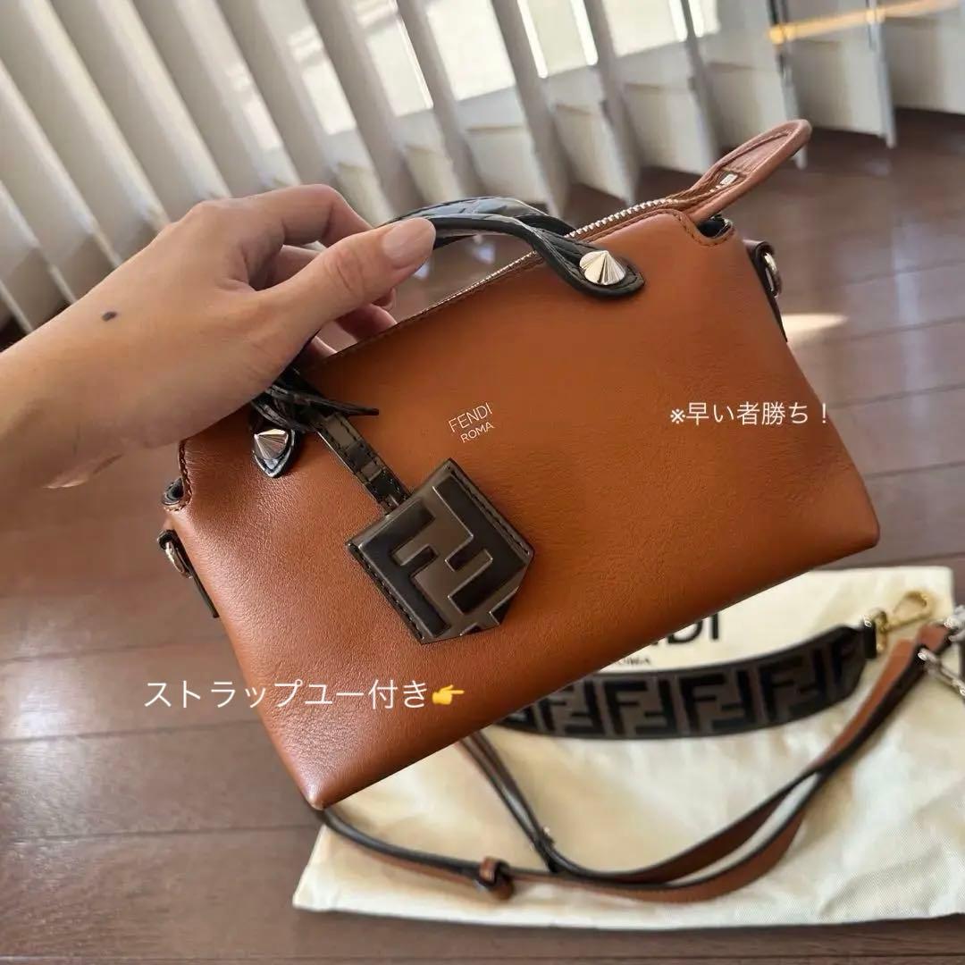 FENDI バイザウェイ ストラップユー ブラウン 美品