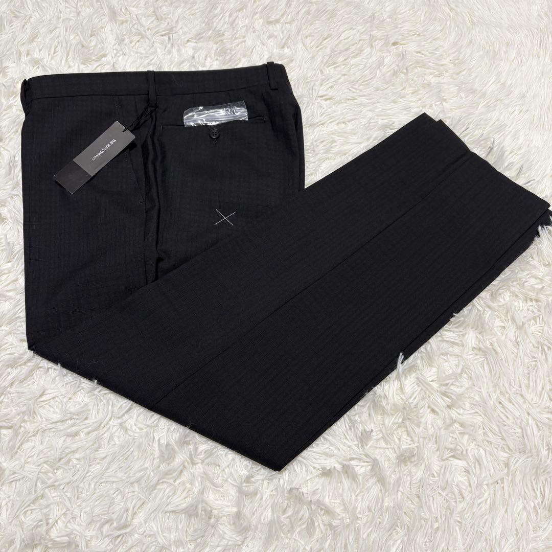 【新品未使用】ザスーツカンパニー セットアップ カノニコ チェック ブラック L