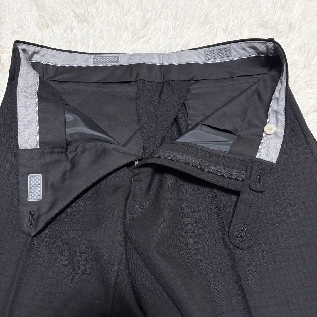 【新品未使用】ザスーツカンパニー セットアップ カノニコ チェック ブラック L