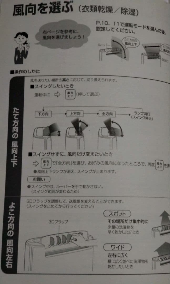 Panasonic 衣類乾燥除湿機 取扱説明書付