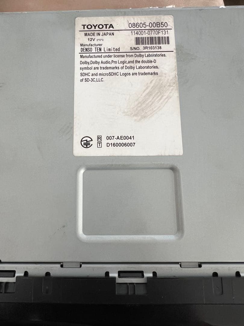 nszt-w68t トヨタ純正