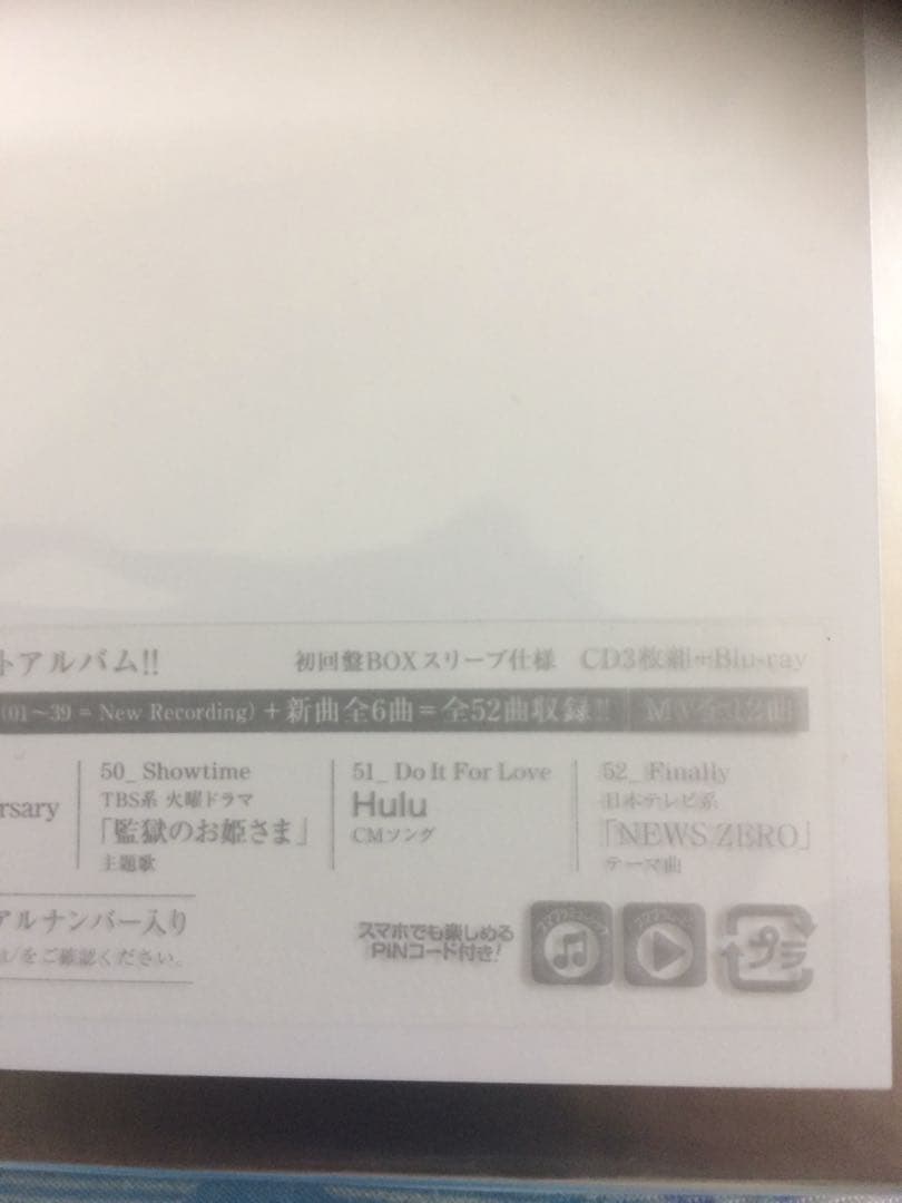 安室奈美恵 25周年ベストアルバム Finally