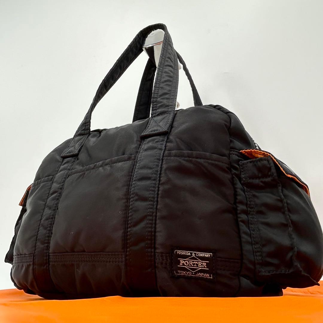 美品✨ポーター ボストンバッグ　ダッフル　タンカー　ミニ　ブラック