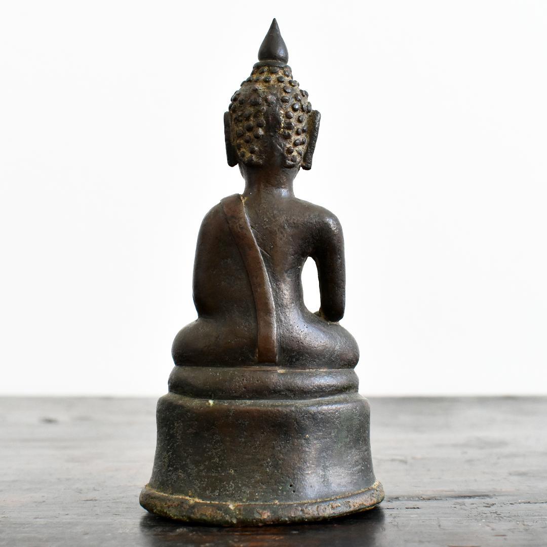 タイ北部15〜16世紀頃ラーンナー美術チェンセン・ファン青銅仏 金銅仏 ブッダ